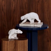 Orso Polare Seduto, Figurina 20cm