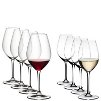 Wine Friendly, 4 Calici Vino Rosso + 4 Bianco