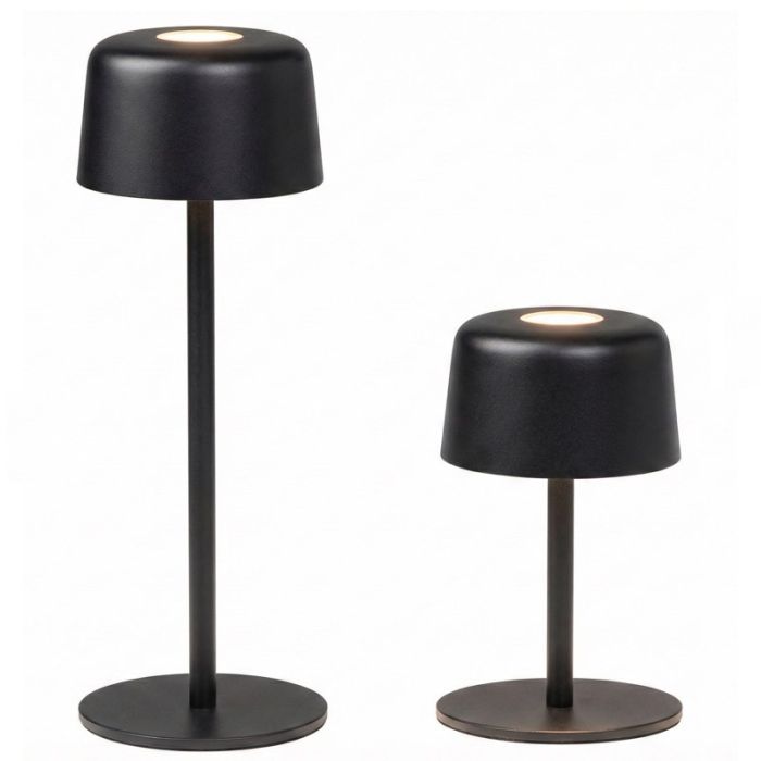 1+1 Ailati, Lampada da Tavolo Ricaricabile (Modularità a 2 Altezze)