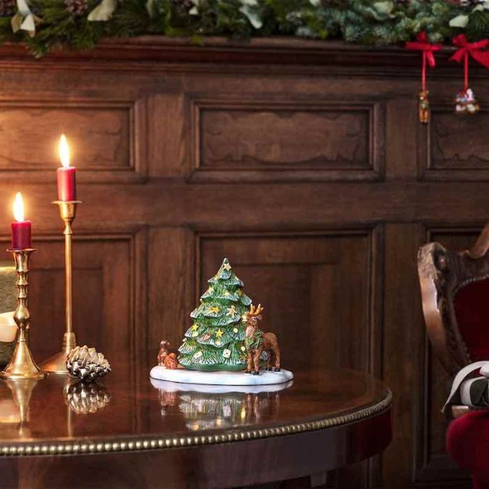 Christmas Toys, Albero di Natale con Animali del Bosco 17cm