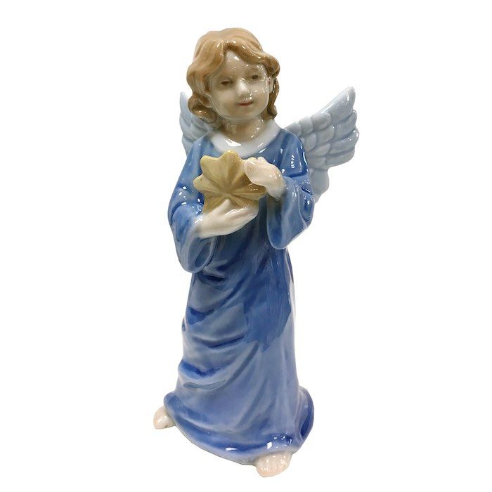 Figurina Angelo Custode Azzurro