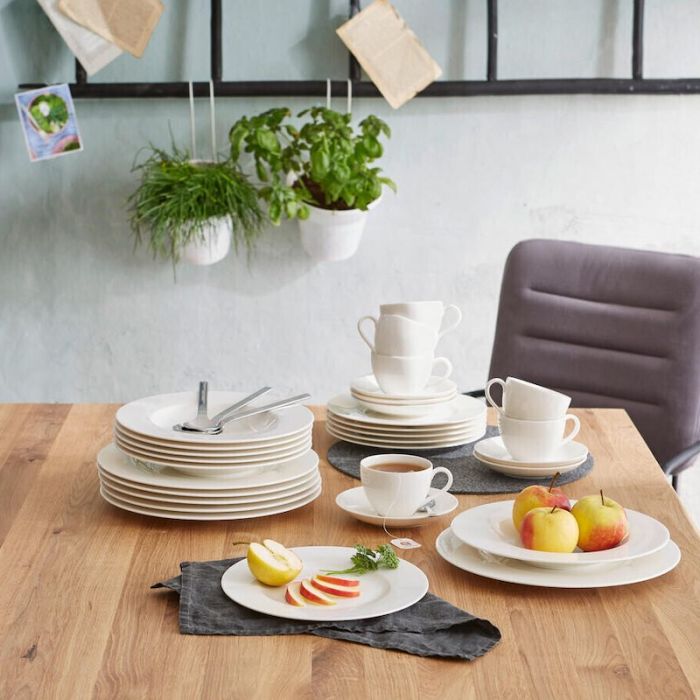 Basic White, Starter Set 12 Pezzi per 4 Persone
