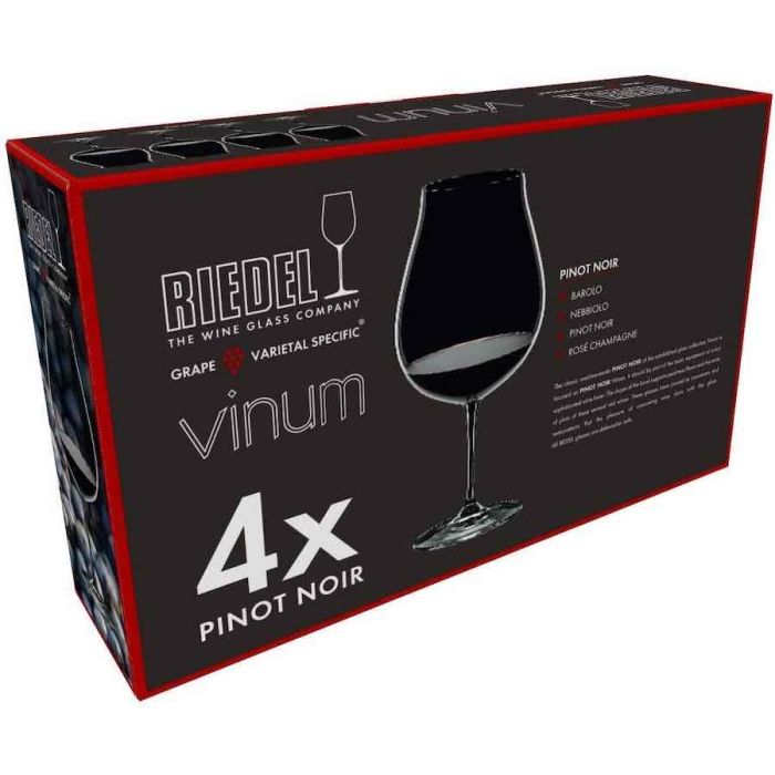 Vinum, Set 4 Calici Vino "Pinot Noir"