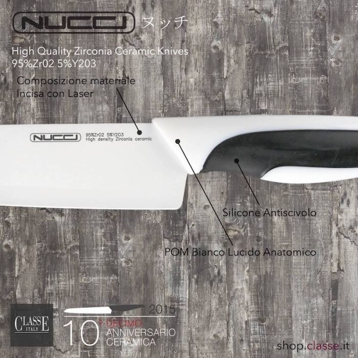 Coltello Verdure in ceramica 10cm