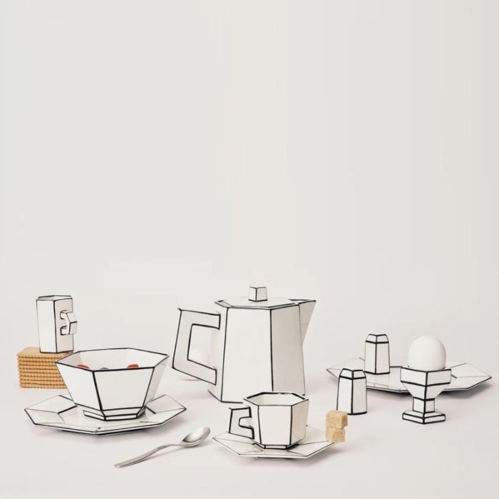 Carte Blanche, Tazza da Cappuccino con Piattino