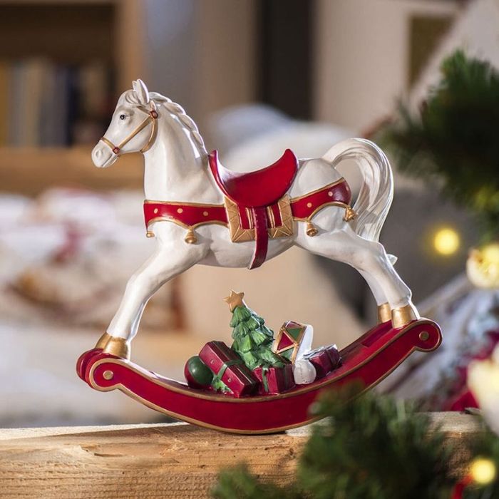 Winter Collage Accessoires, Cavallo a Dondolo XL