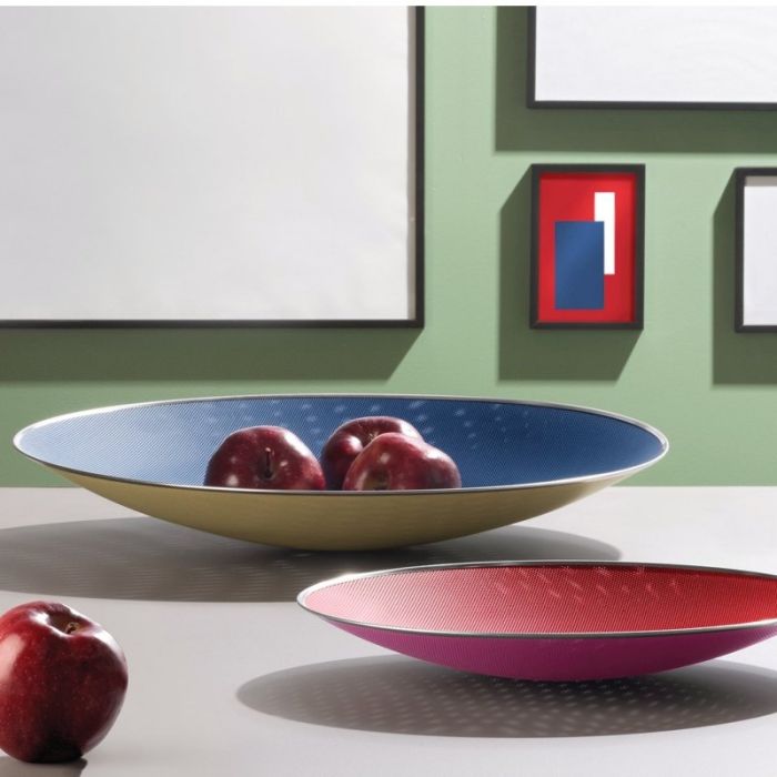 Cohncave, Centrotavola Blue e Avorio 49cm
