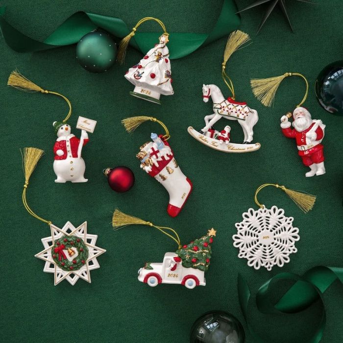 Christmas Classics, Addobbo Annuale 2024 Cavallo a Dondolo 7cm