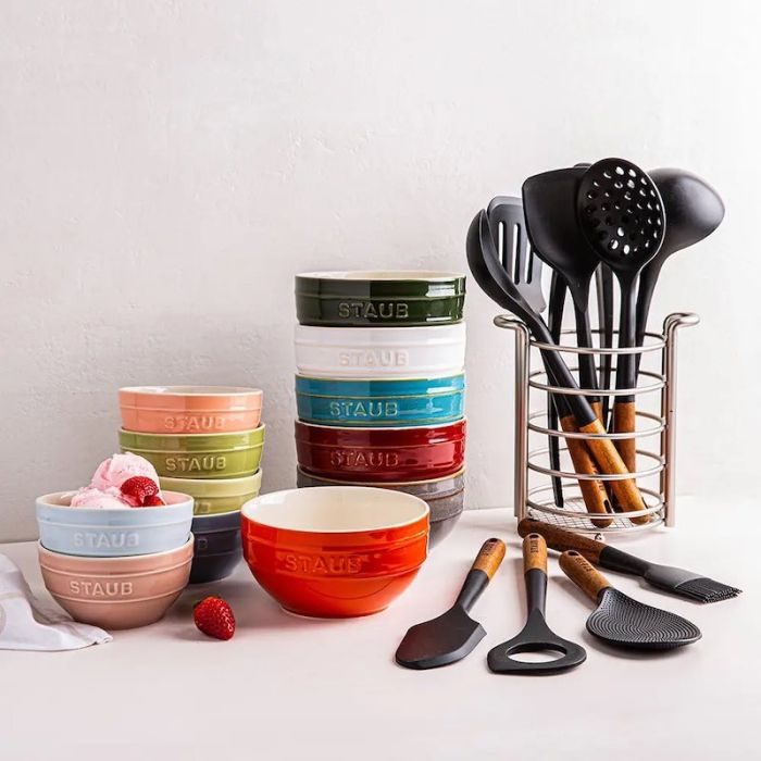 Set 6 Ciotole in Ceramica Arcobaleno
