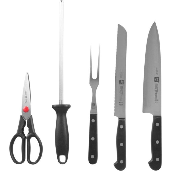 Gourmet, Ceppo Coltelli 9 pezzi Naturale