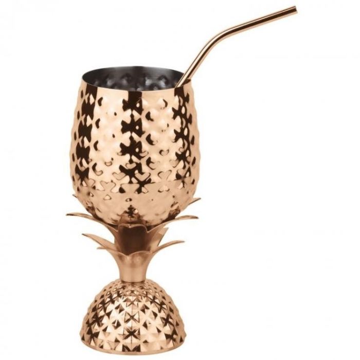 Coppa Ananas con cannuccia 500ml