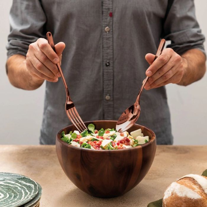 Taste, Set 2 Posate a Servire (Cucchiaione + Forchettone)