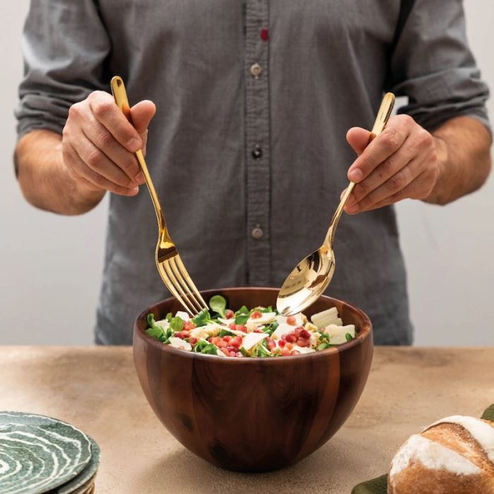 Taste, Set 2 Posate a Servire (Cucchiaione + Forchettone)
