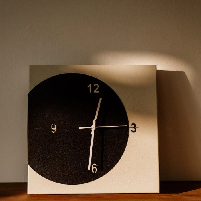 Ecleo, Orologio da Parete Minimal Geometrico 28 cm
