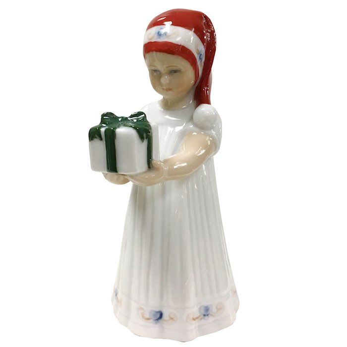 Figurina mini Elsa Bianca con Regalo
