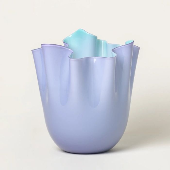 Fazzoletto Opalino, Vaso Lilla interno Menta