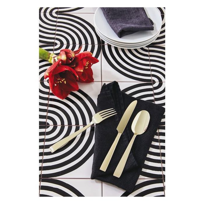 Flat Champagne, Servizio Posate 24 pezzi