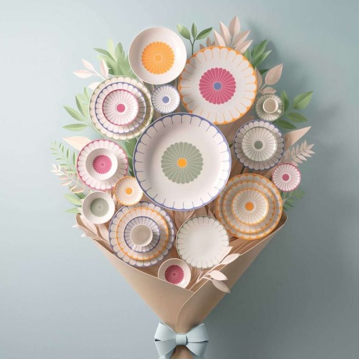 Fleur Couleur, Insalatiera 24cm