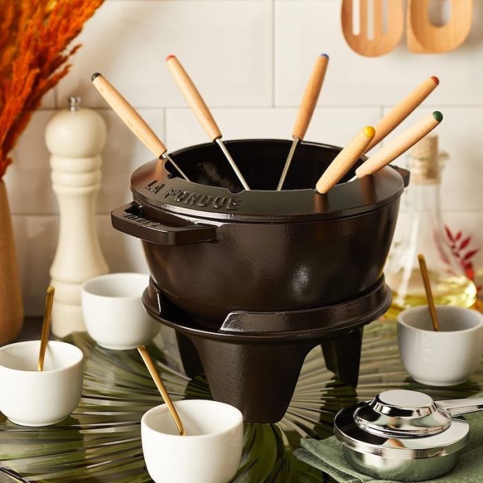 Fonduta con 6 forchettine