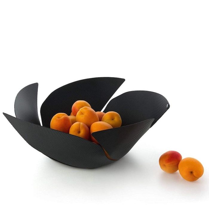 Twist Again, Fruttiera Texture Nera