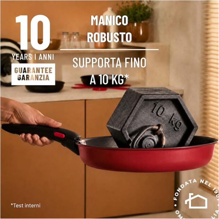 Ingenio Rubino, Batteria 7 pezzi Salvaspazio