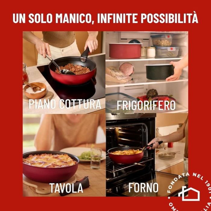 Ingenio Rubino, Batteria 7 pezzi Salvaspazio