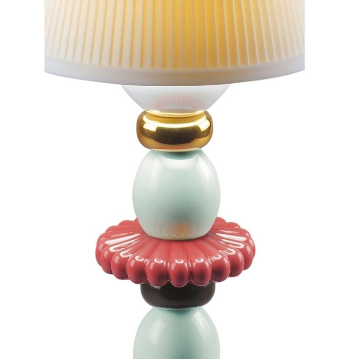 Lotus Firefly, Lampada Rosso Corallo 28cm