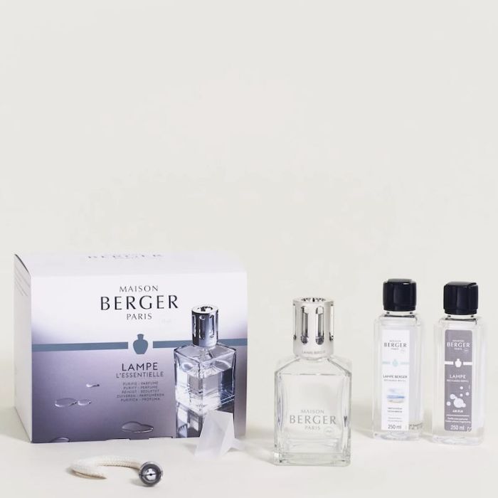 Essentielle Carre, Set Lampada Catalitica + 2 Fragranze
