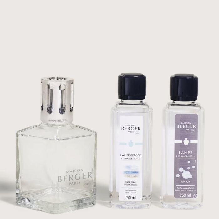 Essentielle Carre, Set Lampada Catalitica + 2 Fragranze