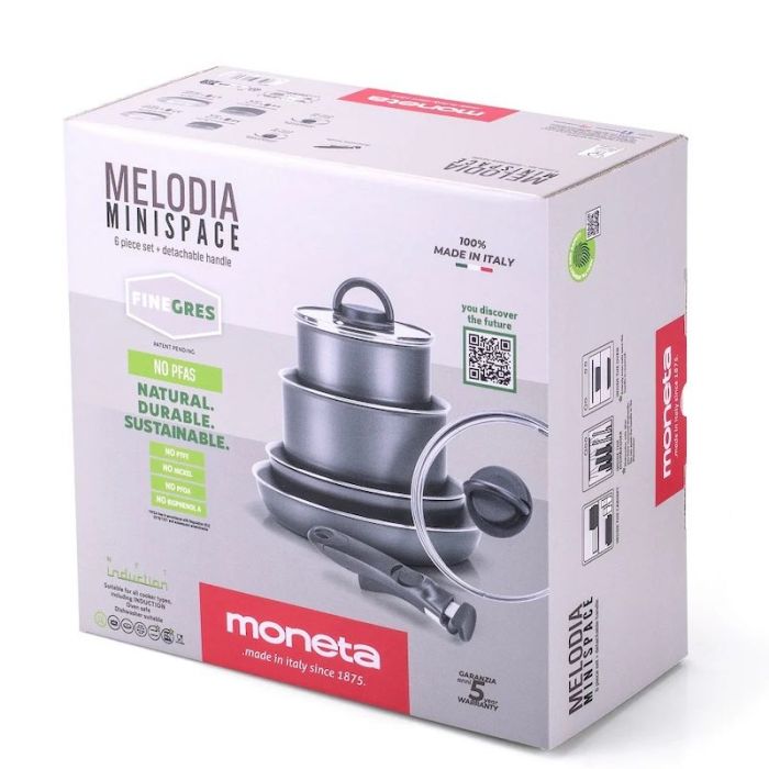Melodia Finegres, Batteria Pentole 7 pezzi Salvaspazio