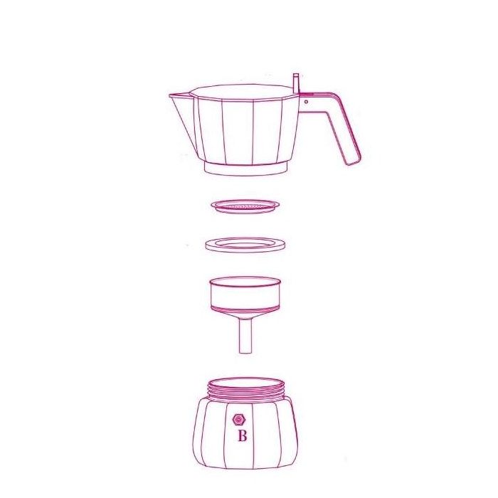 Moka, Caffettiera 9 tazze Induzione