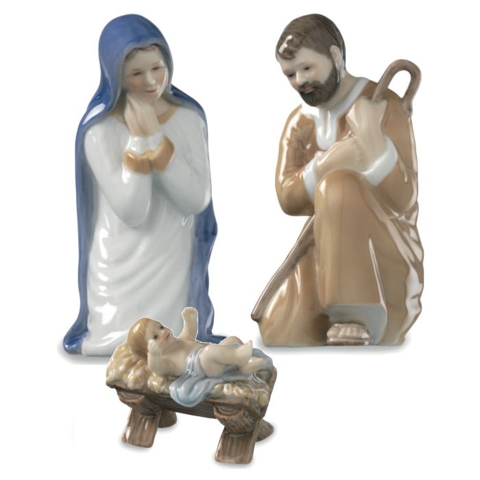 Natività 3 pezzi Gesù, Giuseppe e Maria