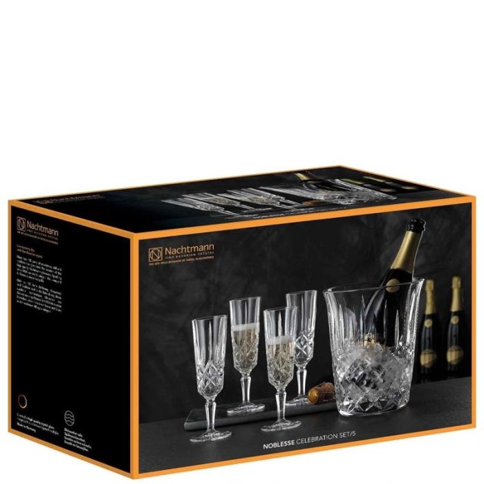 Noblesse, 4 Flute con Rinfrescatore