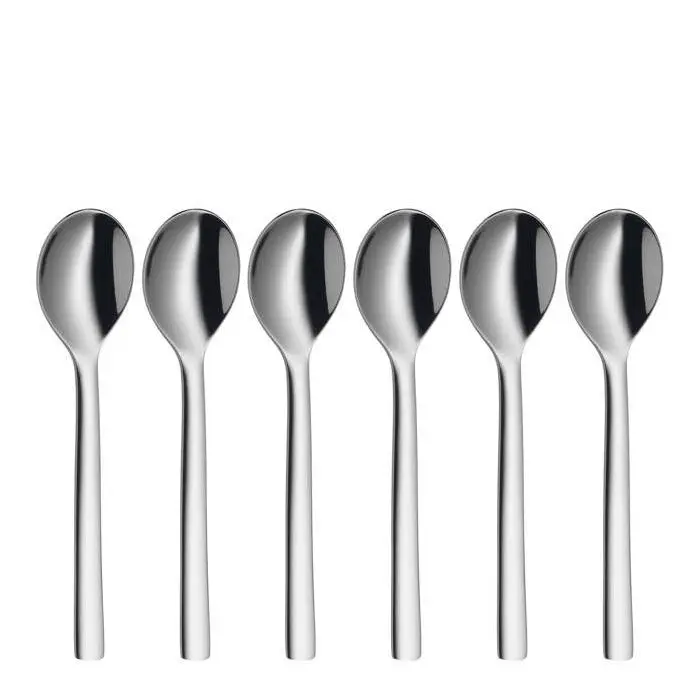 Cucchiaino Caffè Linea SONIA In Acciaio 18/0  AISI 430  Lunghezza 130 Mm  Spessore 1 5 Mm  Finitura Inox Lucido Lavabili In Lavastoviglie Eme Posaterie Socrx90