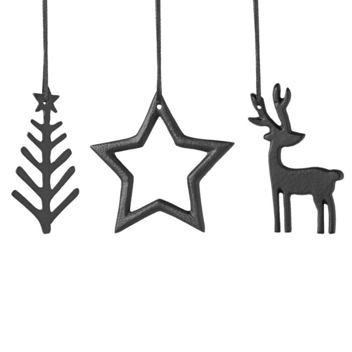 Christmas Chic, Set 3 Addobbi Natalizi