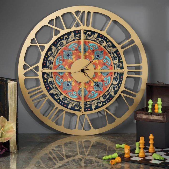 Maiolica, Orologio da Muro 60cm