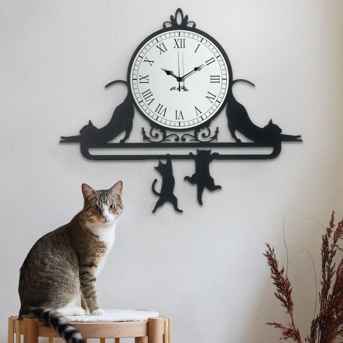 Cattitude, Orologio Parete 62cm