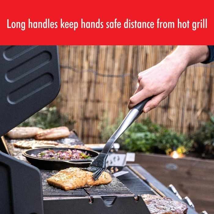 BBQ, Set 4 Posate Barbecue con Custodia