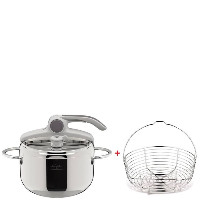 Lagoeasy'Up Eco, Pentola Pressione 5 litri con Cestello