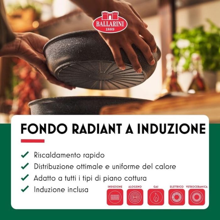 Torre, Batteria Pentole Salvaspazio 4 pezzi