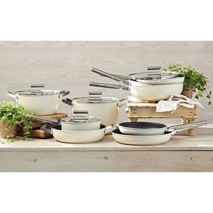 Anni 50, Tegame con Coperchio Ceramicato 28cm