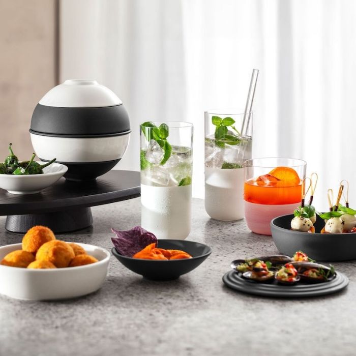 La Petite Boule Black & White, Set Aperitivo 5 Pezzi