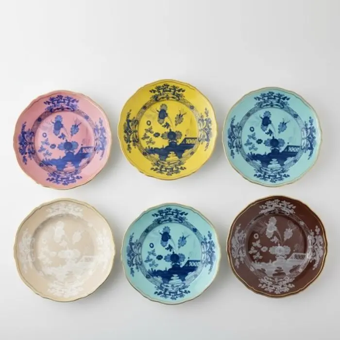 Piatto Dessert 21cm Oriente Italiano Ginori 1735 in porcellana