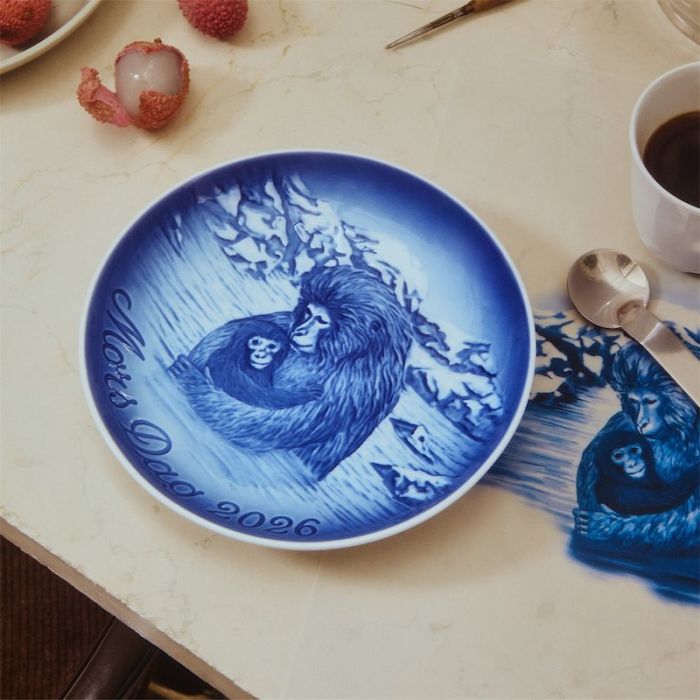 Bing & Grøndahl Piatto Mamma 2026 "Macachi delle Nevi"