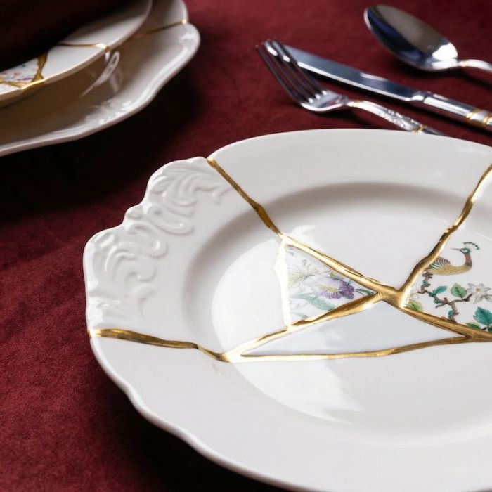 Kintsugi, Piatto Piano 27,5cm "mod 02"