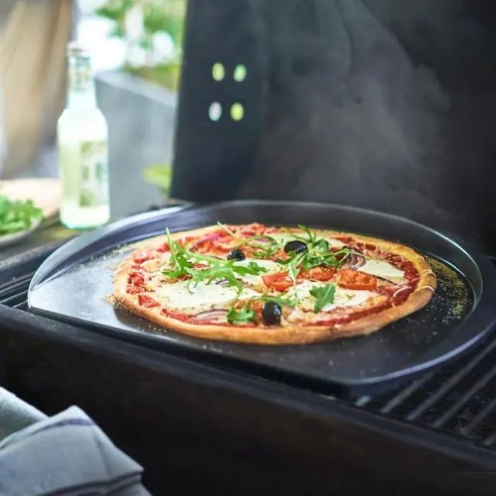 Pizza Station in Ceramica per Forno e Barbecue