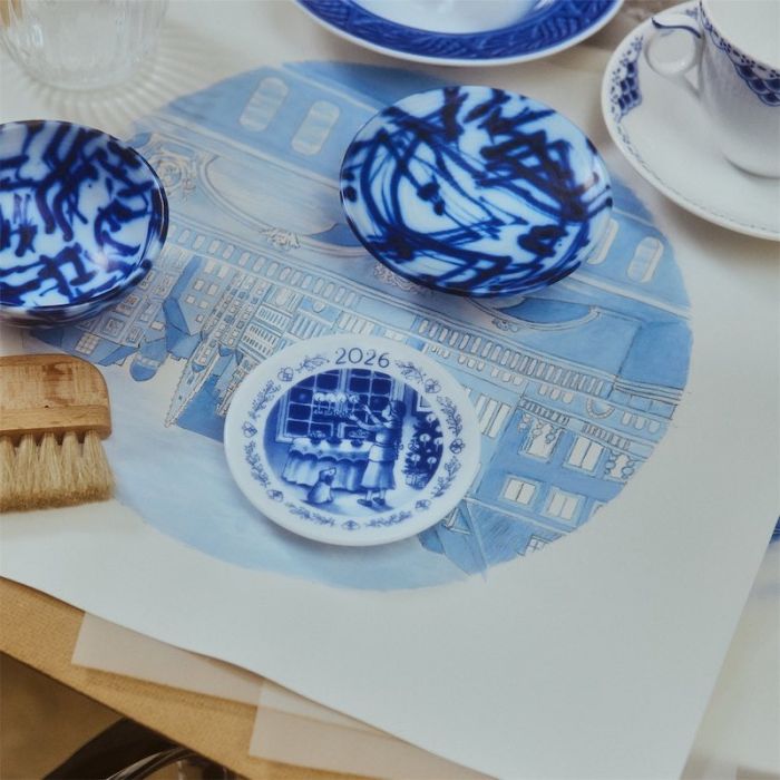 Royal Copenhagen Plaquette Natale 2026 "Santa's Workshop"