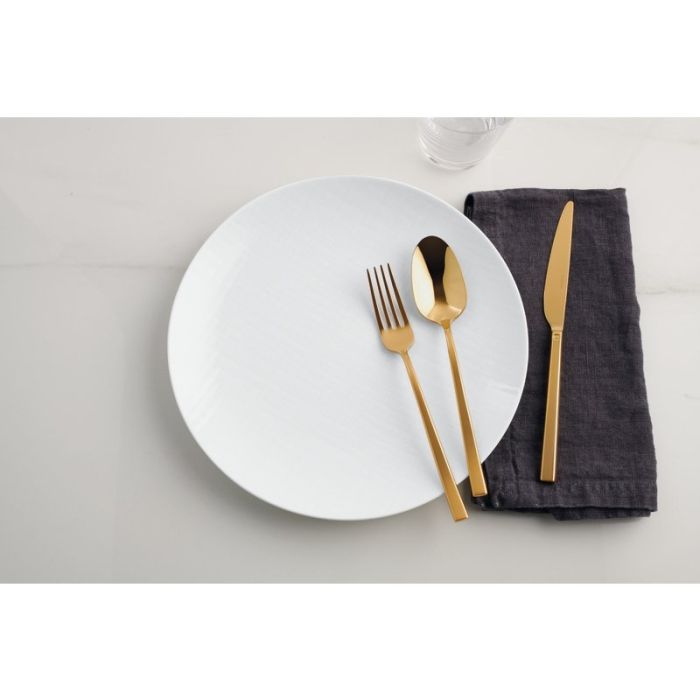 Rock PVD Gold, 6 Cucchiaini Moka