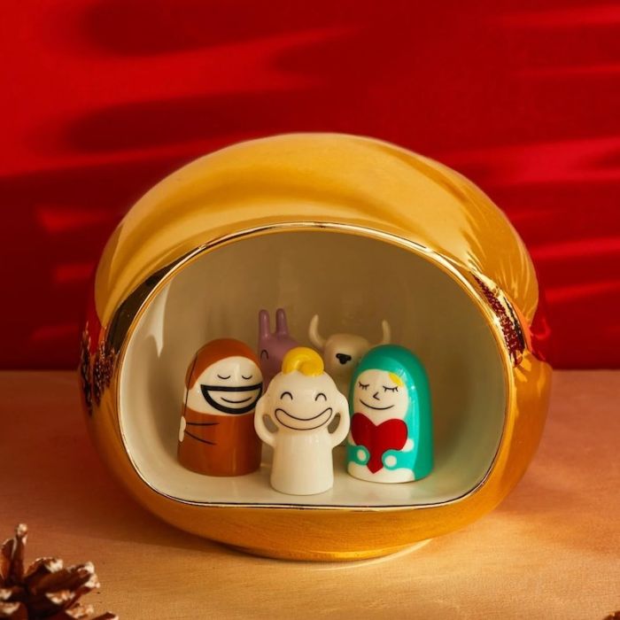 Crib, Presepe Completo bianco
