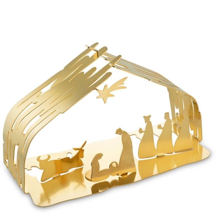 Bark Crib, Presepe Oro 23cm